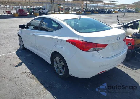 2013 Hyundai Elantra Gls из США, поврежденный, VIN 5NPDH4AE9DH343720